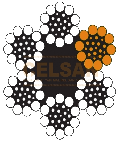 6 x 19 Lif Özlü Çelik Halat